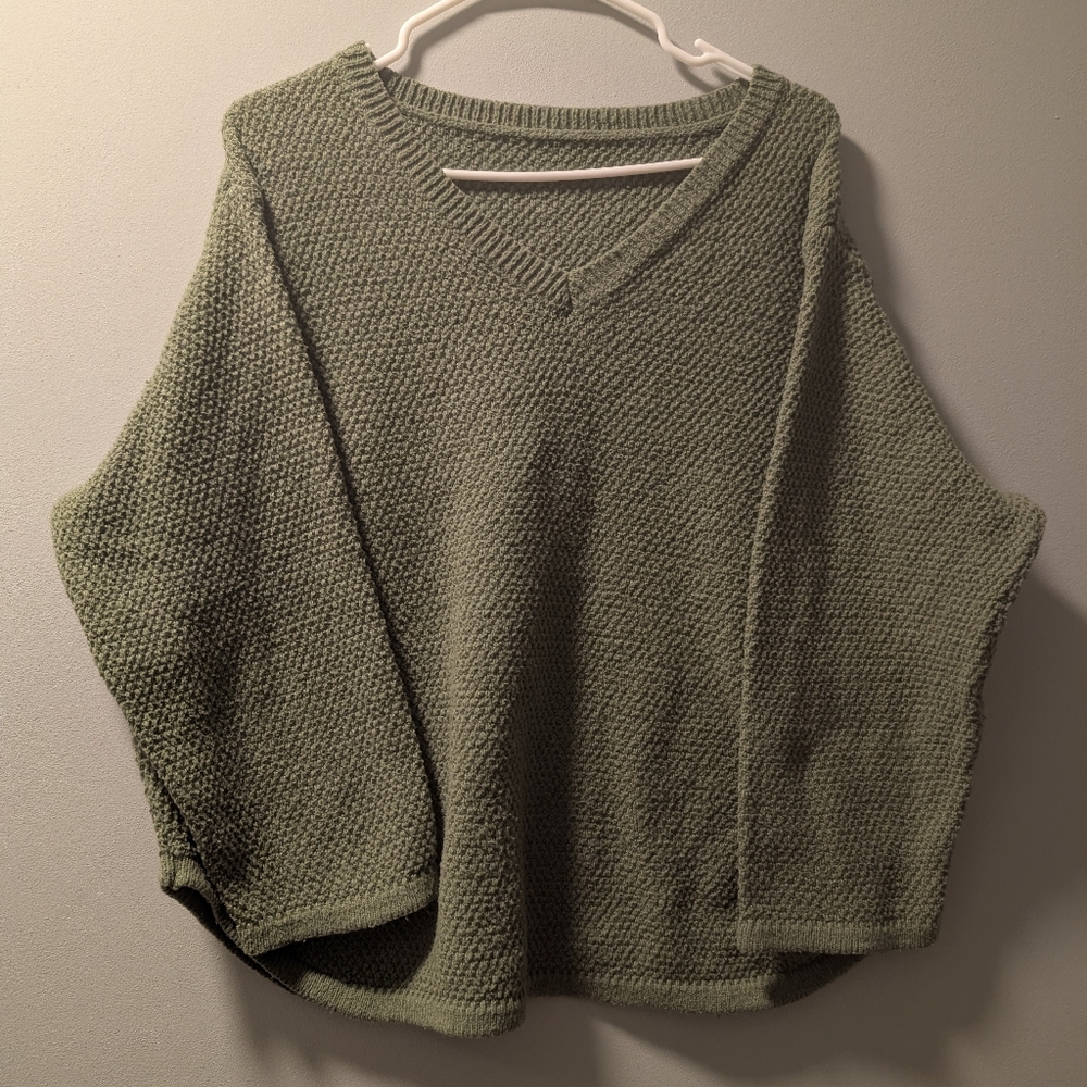 Green Knitted sweater